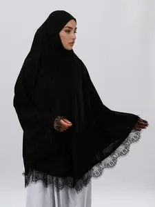 Women's Muslim Hijab Scarf, Solid Color Headscarf, Casual Elegant Design, Sun Protection Windproof, Ideal for Daily Use