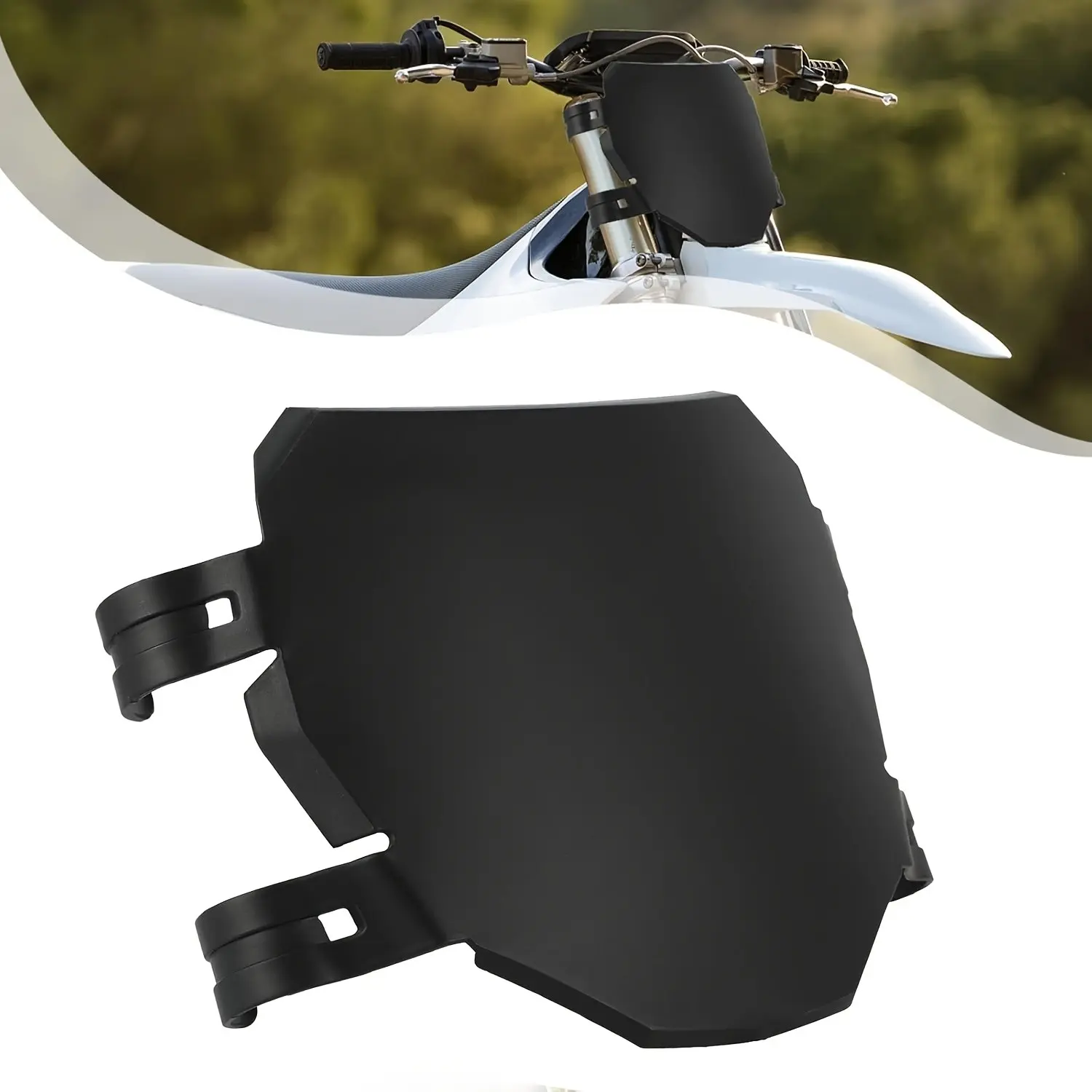 Yozma in 10 Dirt Bike Front Number Plate Replacement, Compatible with Various Models, Decorative Use Only, Ideal for Electric Bikes
