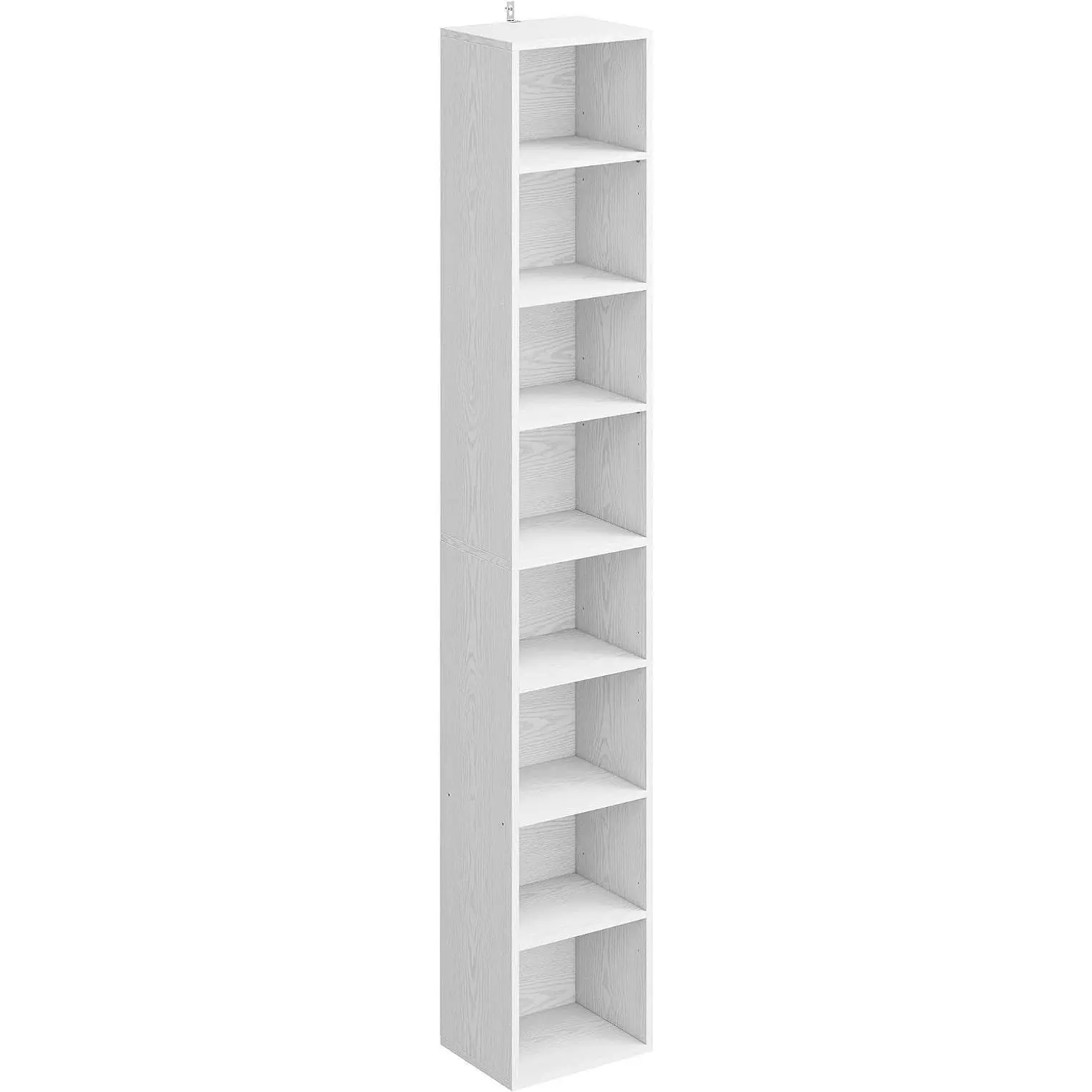 71-in Tall Rectangular Single Unit 8-Tier Floor-Standing Bookshelf - Easy Setup Display Storage Shelf, Easy to Match for Living Room, Office