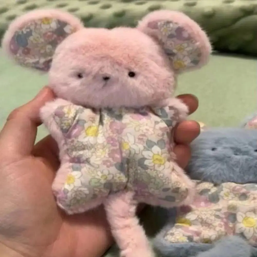 Brand New Soft Plush Stress Relief Hand Puppets - 10cm/3.93in Cartoon Animal Designs (Mouse, Rabbit, Puppy) - Cute Comfort Squeeze Dolls for Girls, Ideal for Collectors, Gift