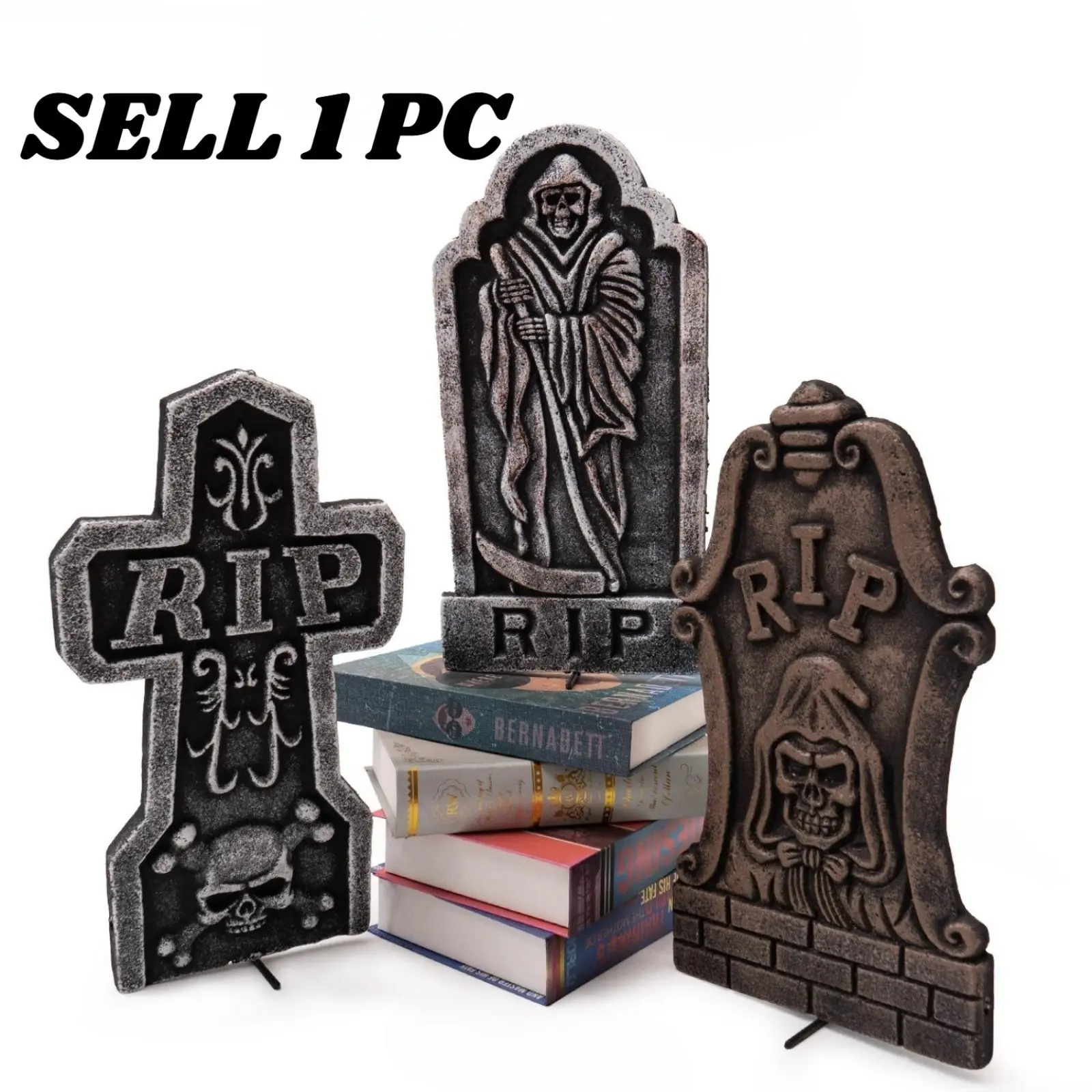 Halloween Foam RIP Cemetery Tombstone, Halloween Tombstone Outdoor Decoration, Halloween Gifts