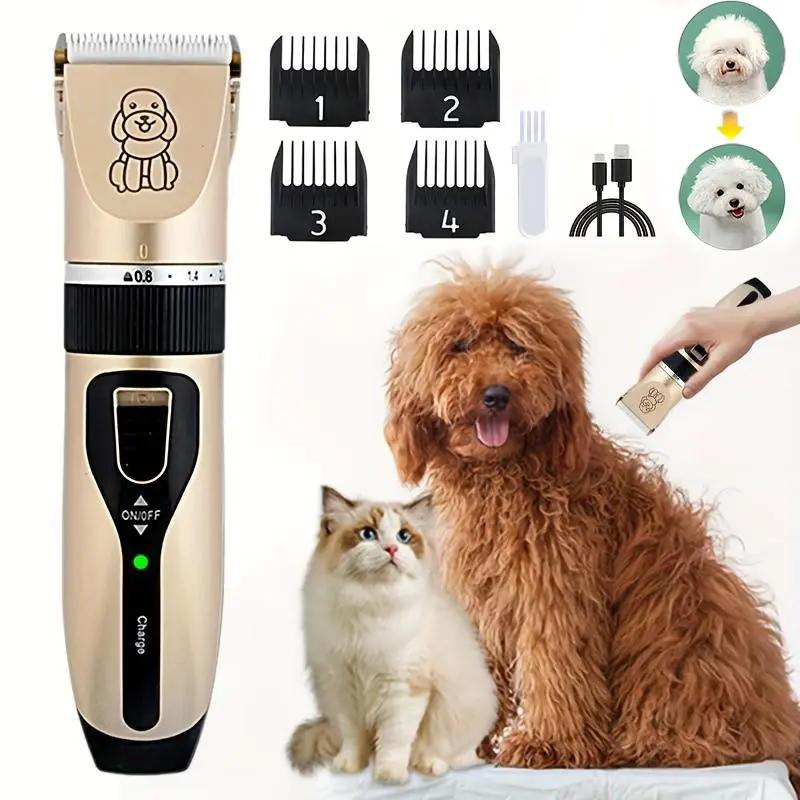 Pet Electric Hair Clipper for Cats and Dogs, Professional Grooming Tool with Precision Blades for Easy Pet Hair Trimming, Groomer Tools