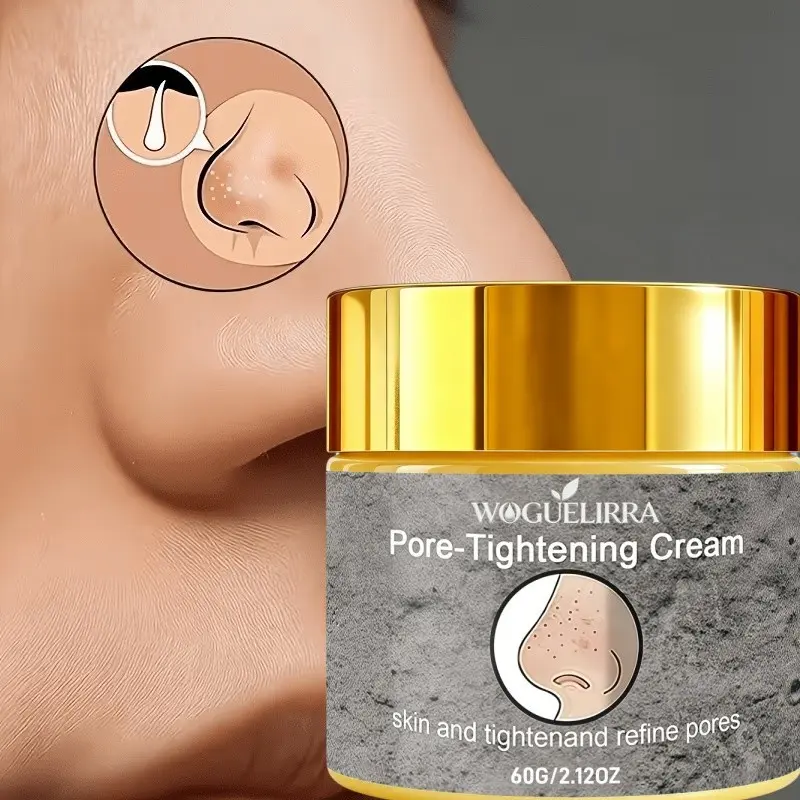 Pore Tightening Cream, Deep Cleans Pores, Smooths Skin Texture, Balances Oil and Moisture, Suitable for All Skin Types, Face Cream