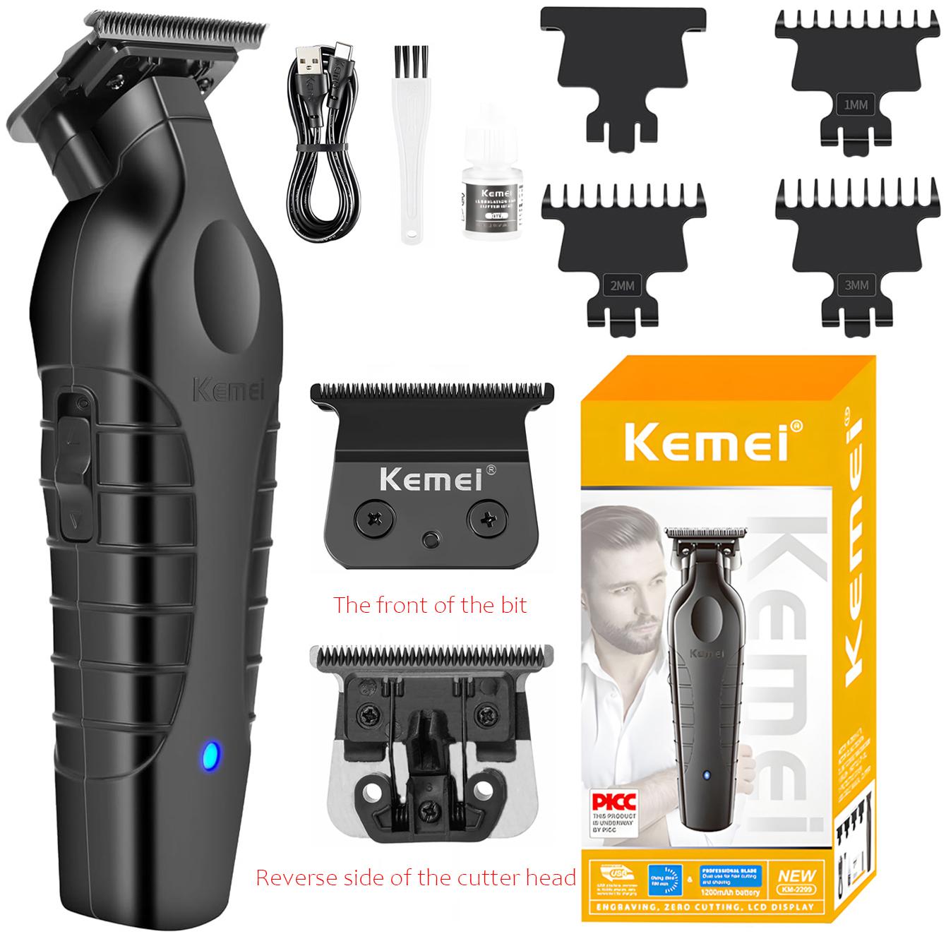 Professional Hair Trimmer, 1-Box Wireless Hair Clipper with Guide Comb, Cleaning Brush and USB Charging Cable, Multifunctional Cordless Rechargeable Hair Shaver for Men, Cordless Rechargeable Clippers #GLOBAL PICKS
