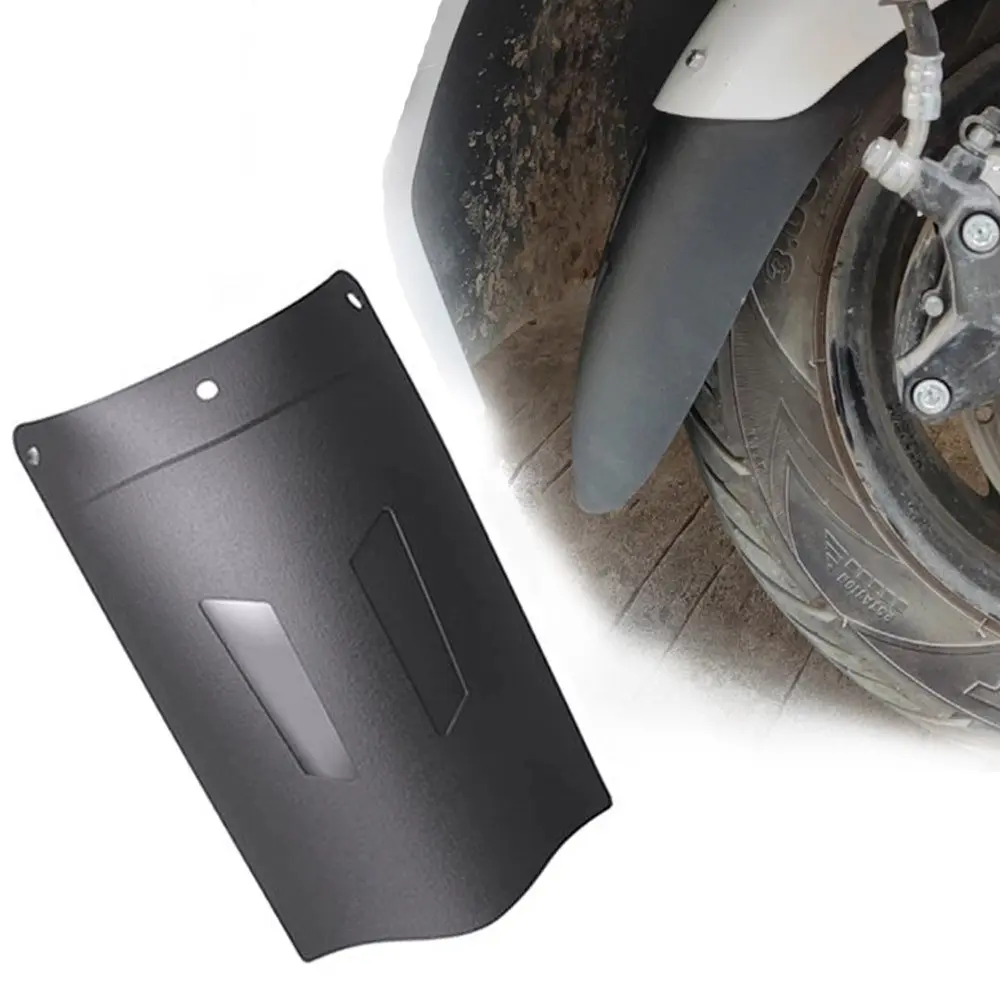 Motorcycle Electric Bike Extended Front and Rear Mud Guards, Replacement Universal Waterproof Mud Flaps, Easy Installation Accessories