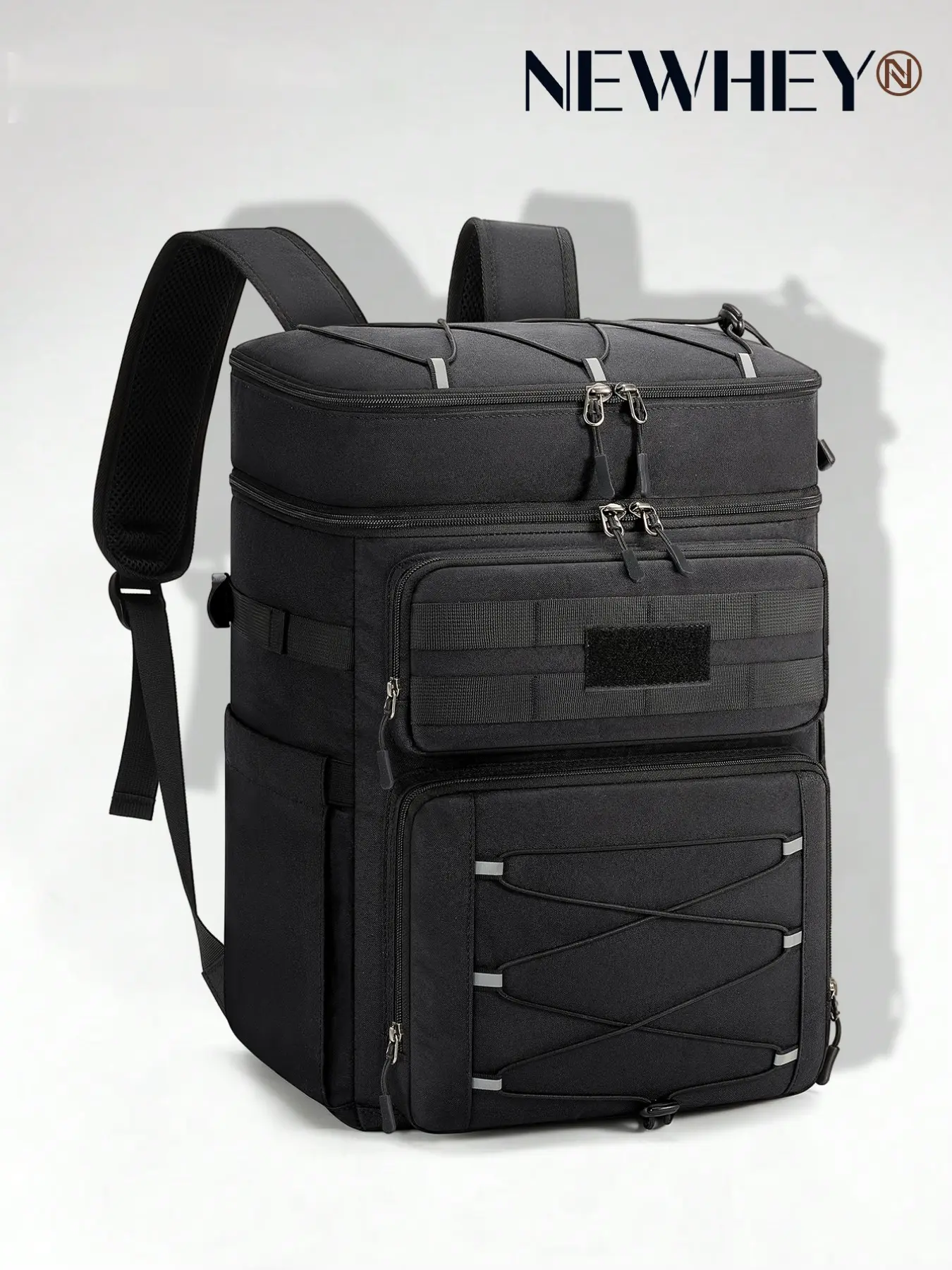 Cooler Backpack 30L Insulated Cool Bag, Leakproof Large Capacity, Dual Zone Thermal Picnic Backpack, Waterproof for Outdoor BBQ