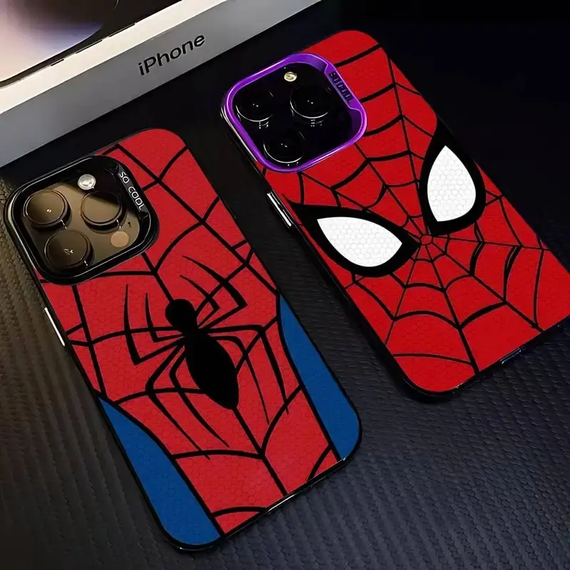 Anime Spiders-Man Phone Case For iPhone 17 17e 16e 16 15 14 13 12 11 mini Pro Max X XR XSMAX Air Plus Anti Fall Matte Back Cover