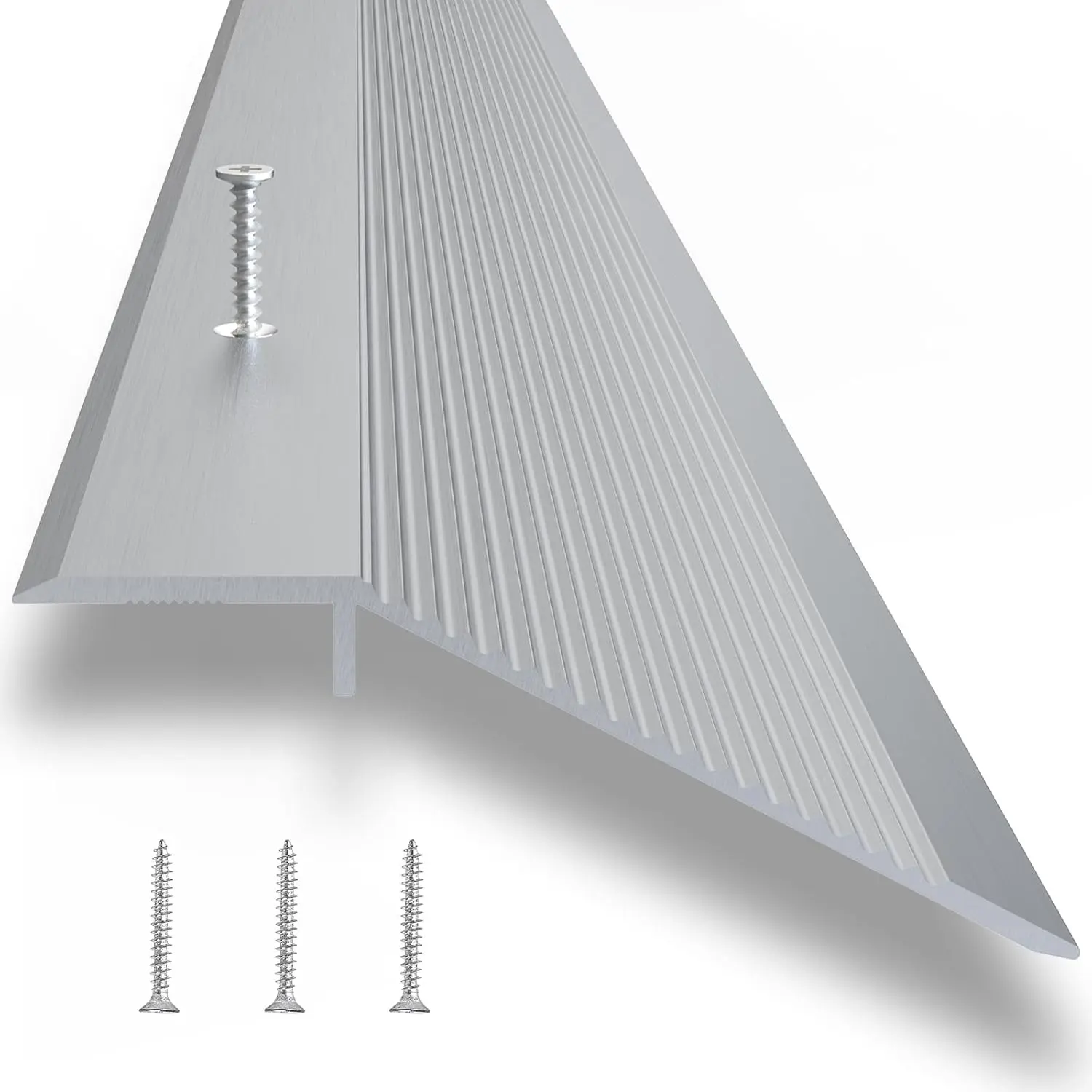 Floor Transition Strip,  Transition Strips for Doorway Door Threshold Strip Carpet Transition Strip Threshold Ramps for Doorways (, 36''x4'')