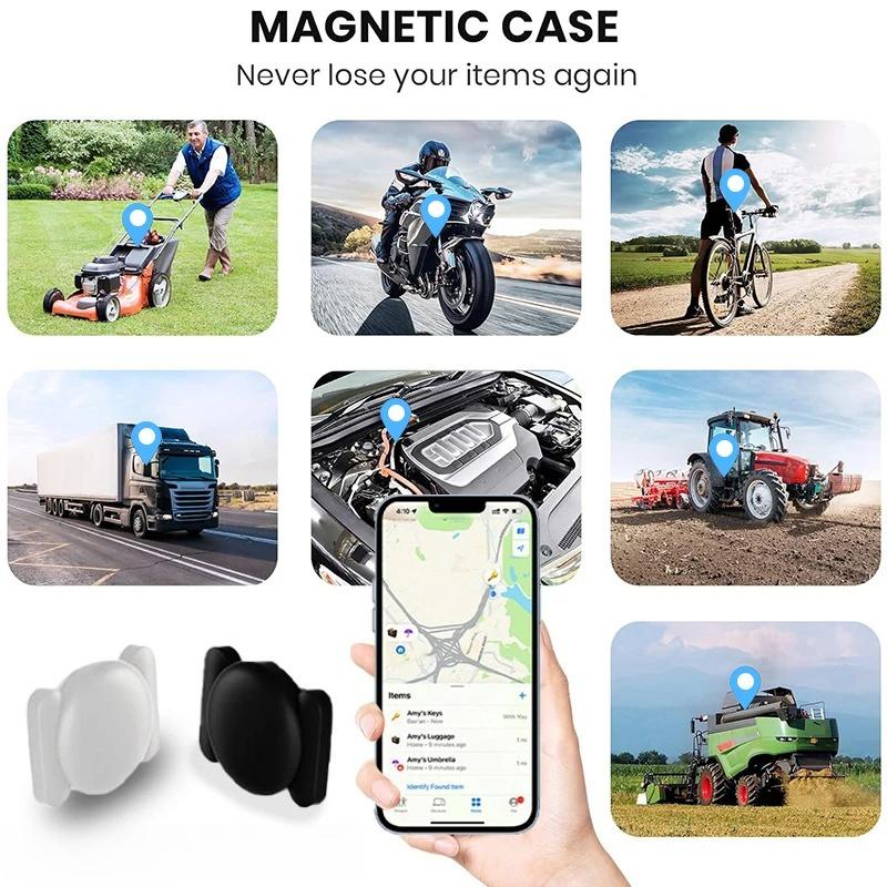 1/ 4Pack GPS  Strong Magnetic Car Vehicle Tracking Anti-loss Positioning Device Car Locator