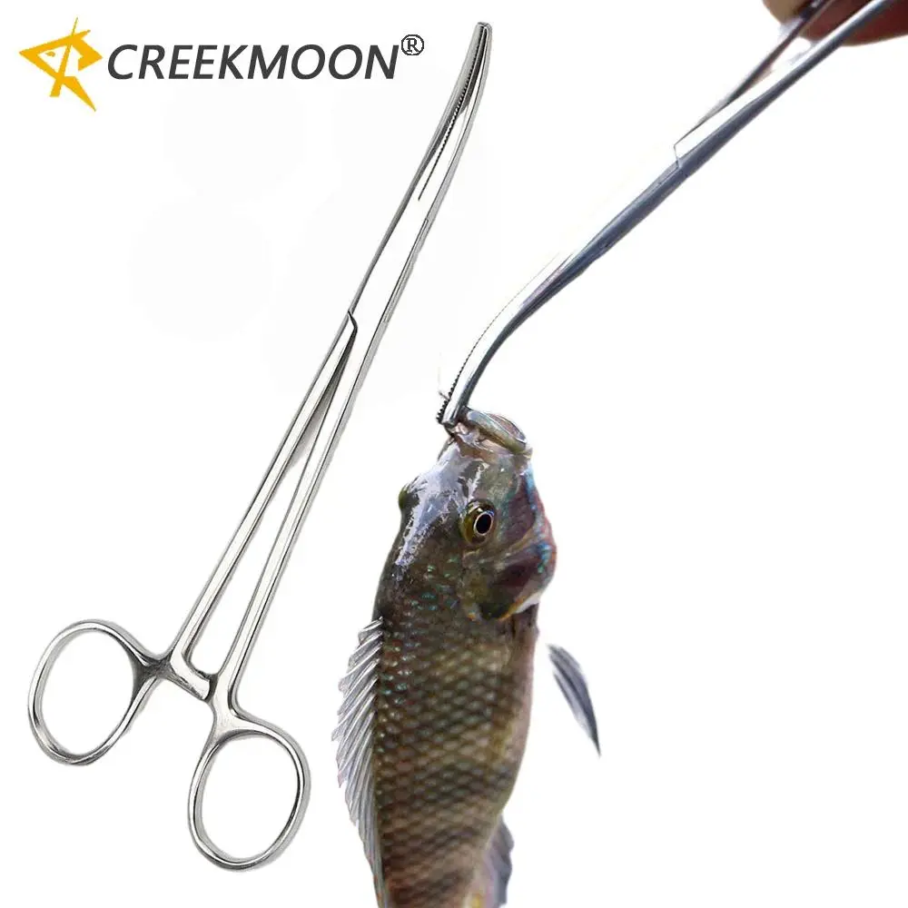 Medical Hemostatic Forceps Cotton Hand Tools 18cm for Surgery Bleeding Clip Cotton Pet Hair Clamp Fishing Pliers Stainless Steel