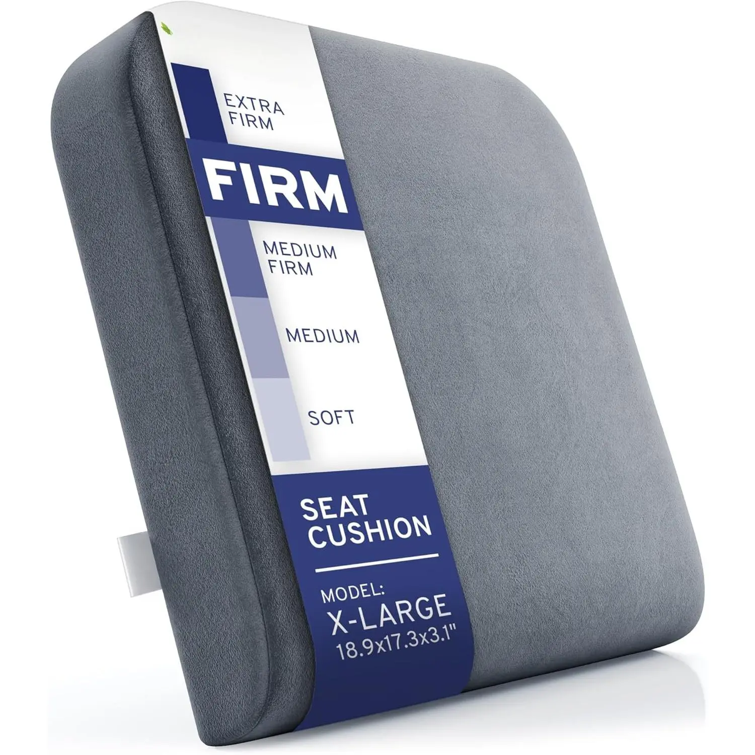 Seat Cushion  - Firm Memory  Chair Pad for Recliner, , Office Chair, Stadium, Bleacher, , Floor, Patio Furniture, Bariatric Overweight Users 19"x17"x3"