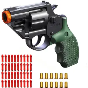 Toy Revolver Gun, Educational Model Toys, Soft Bullet Toy, Gifts for Ages 14+fidget toys