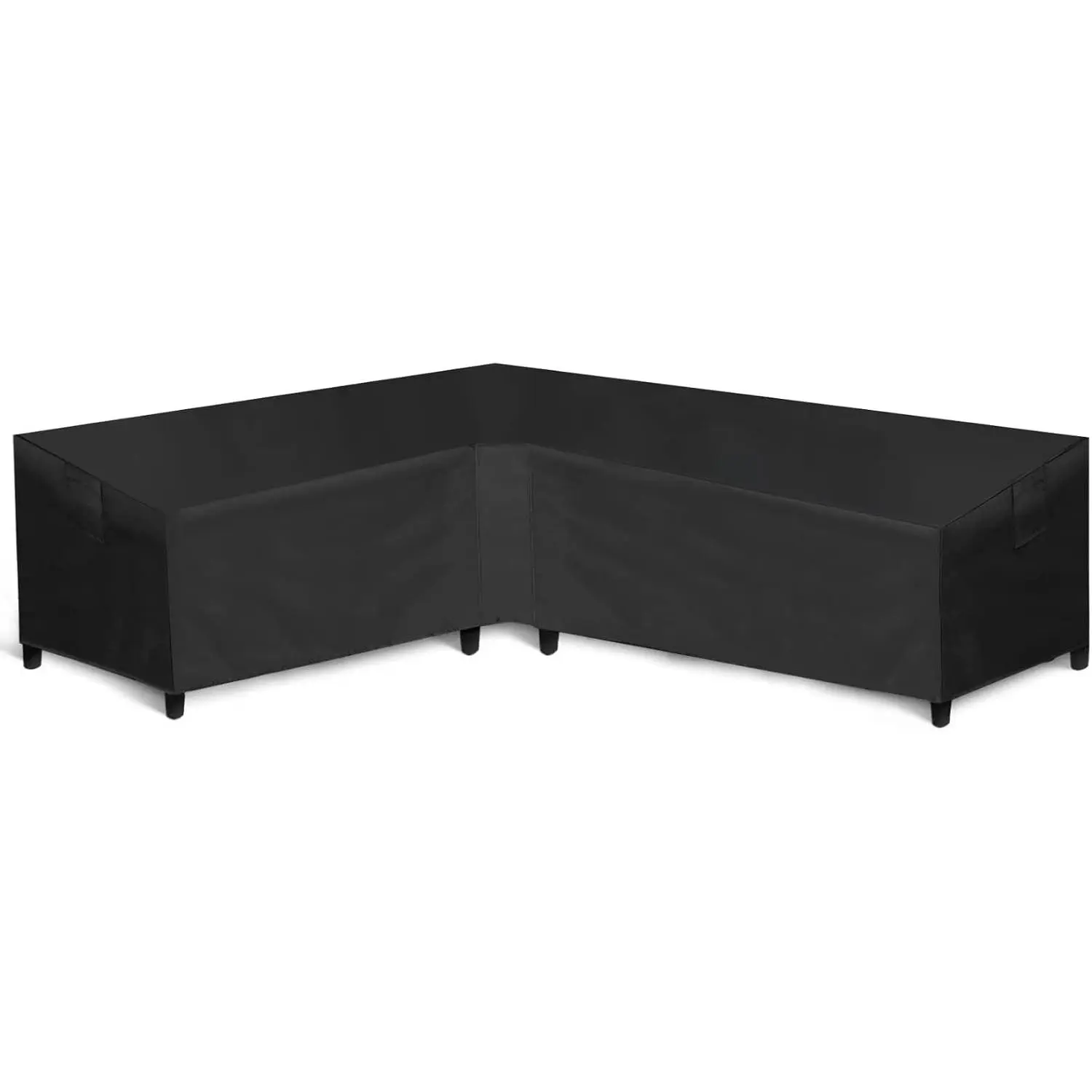 Patio L-Shaped Sectional Sofa Cover Waterproof, Heavy Duty Outdoor Sectional Couch Cover with Air Vent, Left Facing, 83" L/104" L x 32" D x 31" H
