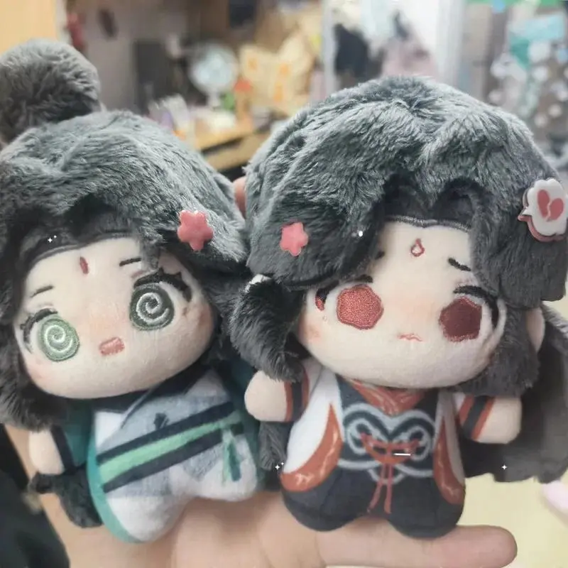 10cm Scum Villain'S Self-Saving System Fanmade Fans Gift Shen Qingqiu Luo Binghe Printed Anime Peripherals Cotton Doll Plush
