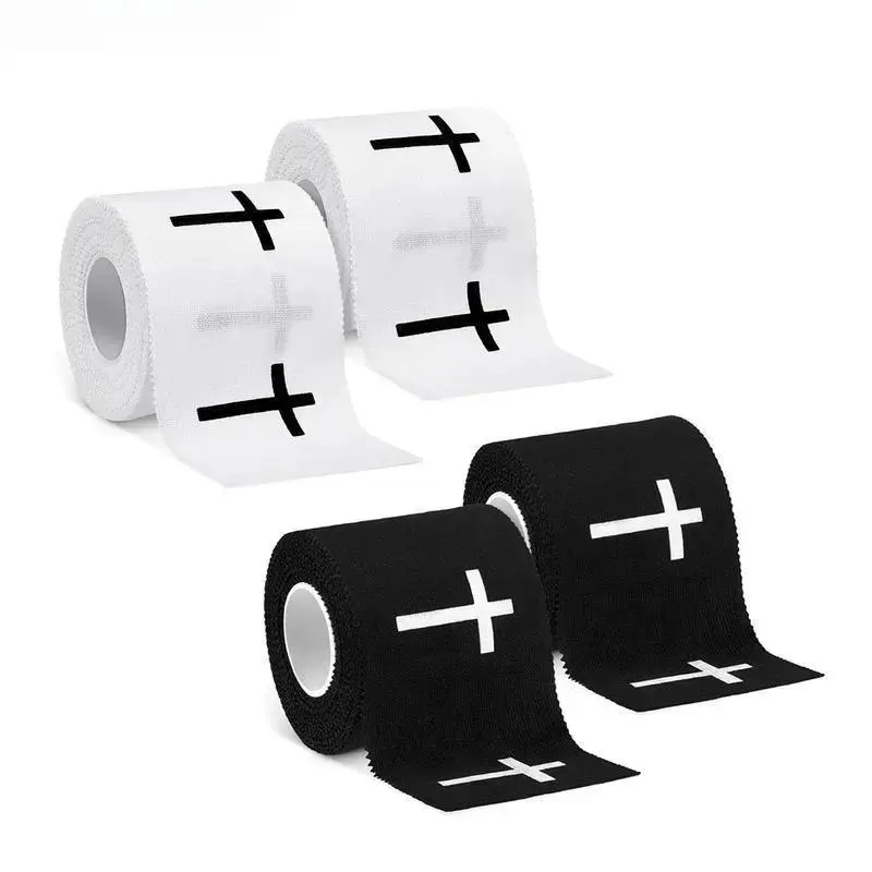 Cross Tape Christian Athletic Tape Sports Wrap 2in x 23ft Jesus Cotton Wrist Wrap for Soccer Football Baseball Gymnastics Boxing Christian Church Gifts SpringStatements tiktokshopbacktoschool