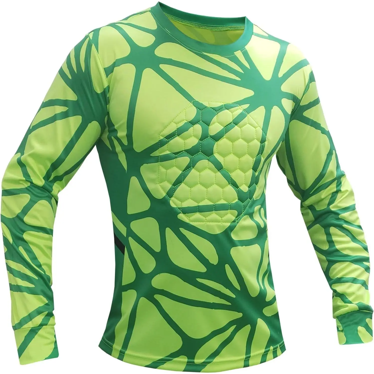 Goalkeeper Jersey, Padded Soccer Goalie Shirt, Youth and Adult Size