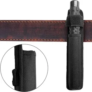 360-Degree Rotating Molle Baton Holster, Concealed Expandable Baton Case for 16/21 Inch Telescopic Batons, Secure and Versatile Storage