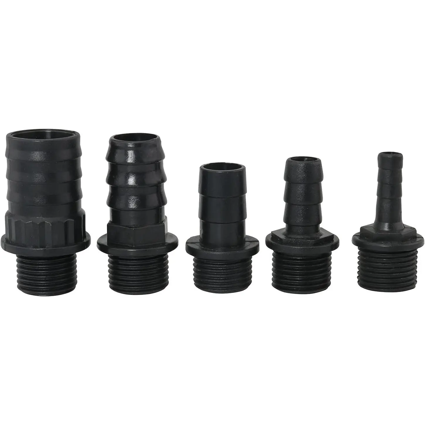 Nozzles Kit for Fountain Pump,  Adapters 5 Sizes Plastic Nozzles for Aquarium, Fish , Pond, Hydroponics, Statuary