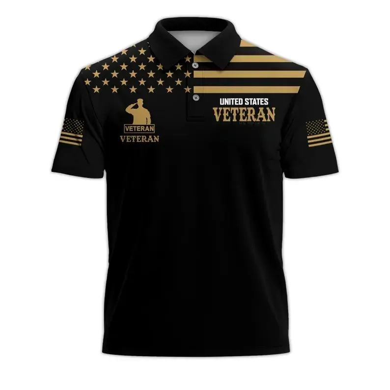 Veteran Polo Shirt, Military Shirt, Black Polo For Men, Veteran's Day GiftsVeteran Commemorative Collared Top.Stylish Patriotic Streetwear, Great Holiday Gift For All Proud Military Family Fathers.#TikTokMadeMeBuyIt#MilitaryHeroTee#VeteranDadShirt