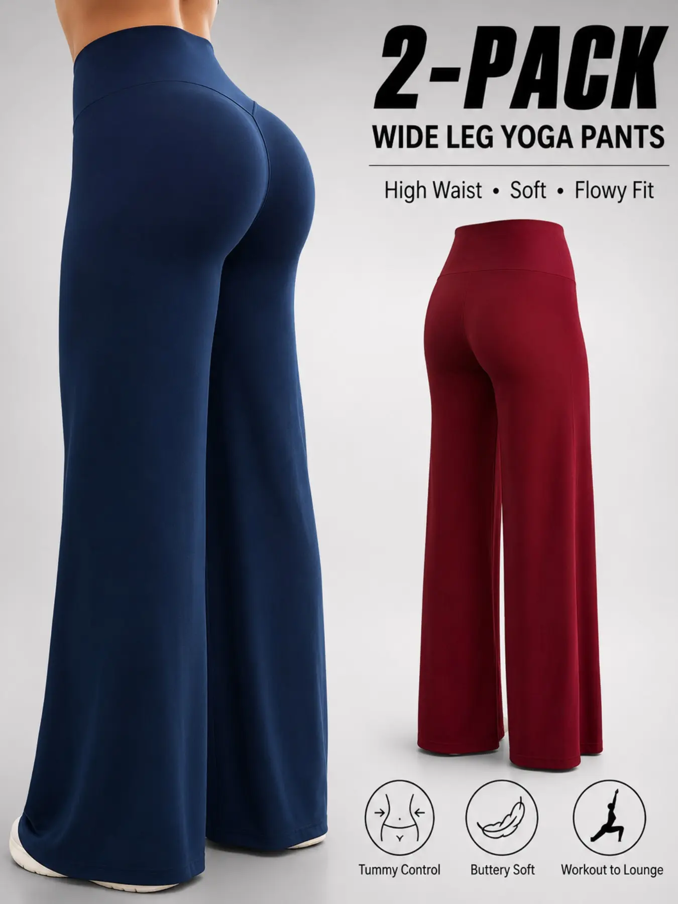 Women Solid Color Yoga Leggings, Fashion Polka Dot Design Comfort Casual Bottoms, Active Pants, Athleisure Fitness Bottoms, Elastic Straight-Leg Pants, All-Season Slim Fit Long Trousers For Sports & Daily Wear