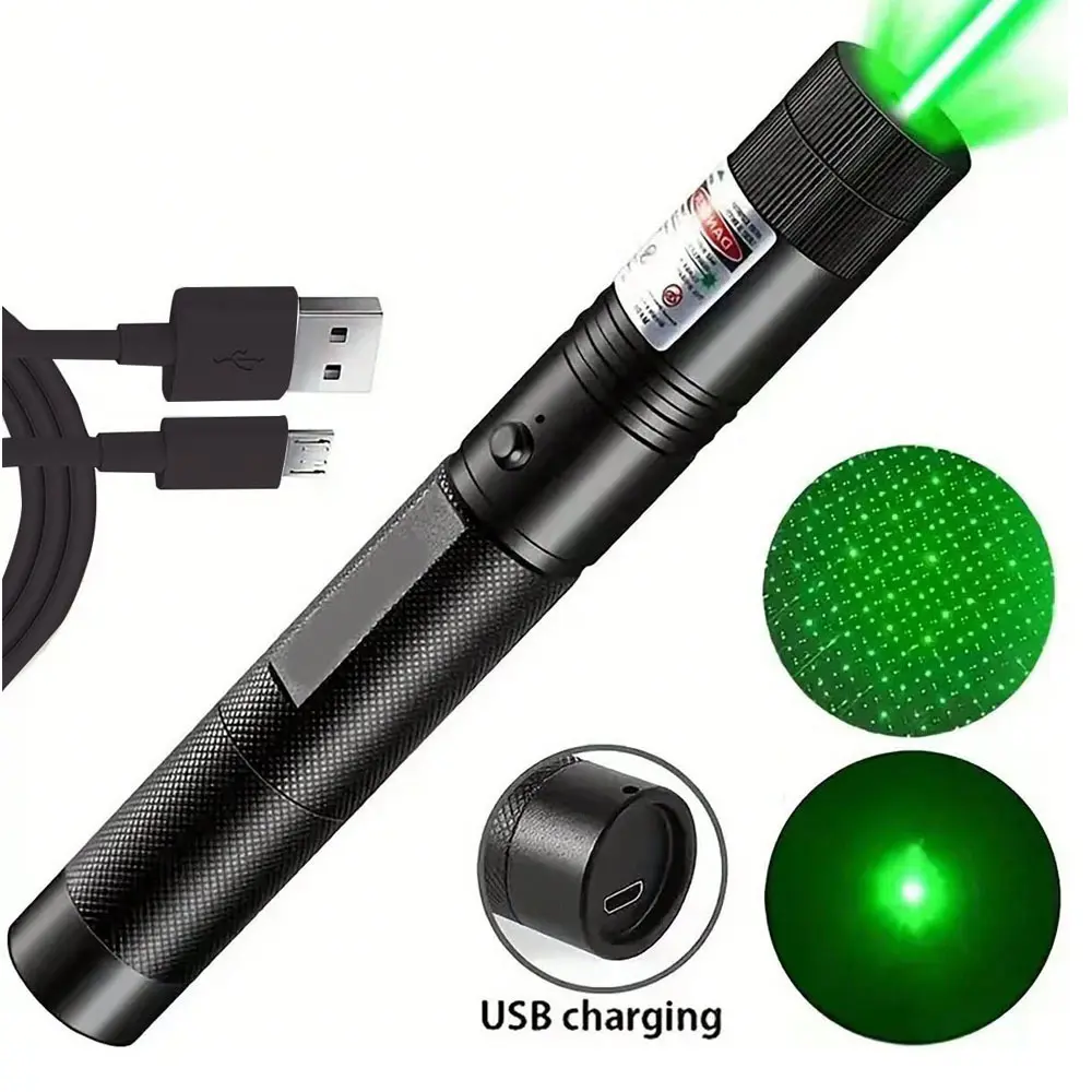 Cat Pet Toy 303 Laser Flashlight High-Power Starry Sky Multi-Pattern Outdoor Strong Light Long-Range Laser Pointer