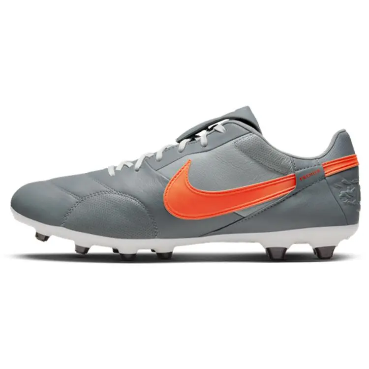 Nike Premier 3 Comfort Low-Top FG Soccer Cleats for Men – Natural Grass, Non-Slip, Durable Verifiable, with credentials and supporting global authentication