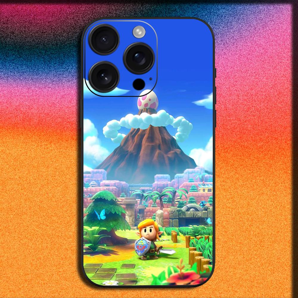 Game The Legend of Z-Zelda Phone Case for iPhone 17 16 15 14 13 12 11 Pro XS Max XR Plus SE Mini Soft Black Cover - Premium Trending Game The Legend of Z-Zelda Phone Case for iPhone 17 16 15 14 13 12 11 Pro XS Max XR Plus SE Mini Soft Black Cover - Premium Trending