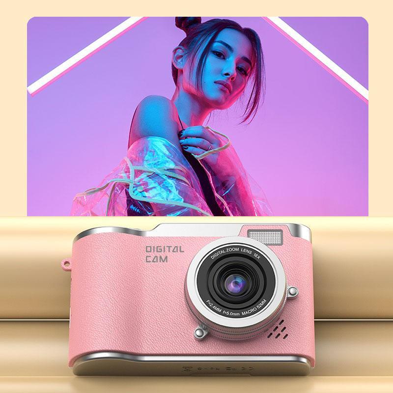 Flip screen Retro camera, portable beginner camera for teenager, Y2K aesthetic, entry level digital camera with filter effects, video recording  perfect gift for Christmas Day, Thanksgiving, and New Year, Portable Selfie Camera, Digicam