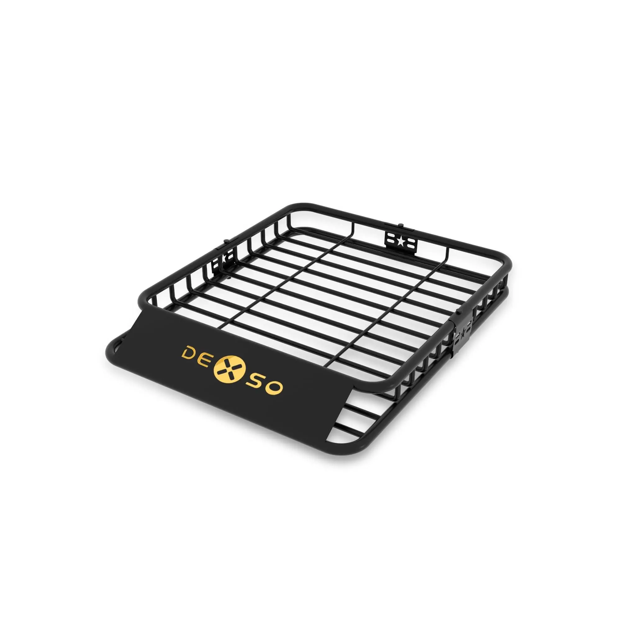 51x36 and 46x36 Inch Steel Roof Rack Basket, 200 lb Capacity, Black E-Coated Finish, Universal Fit for SUV Truck Van