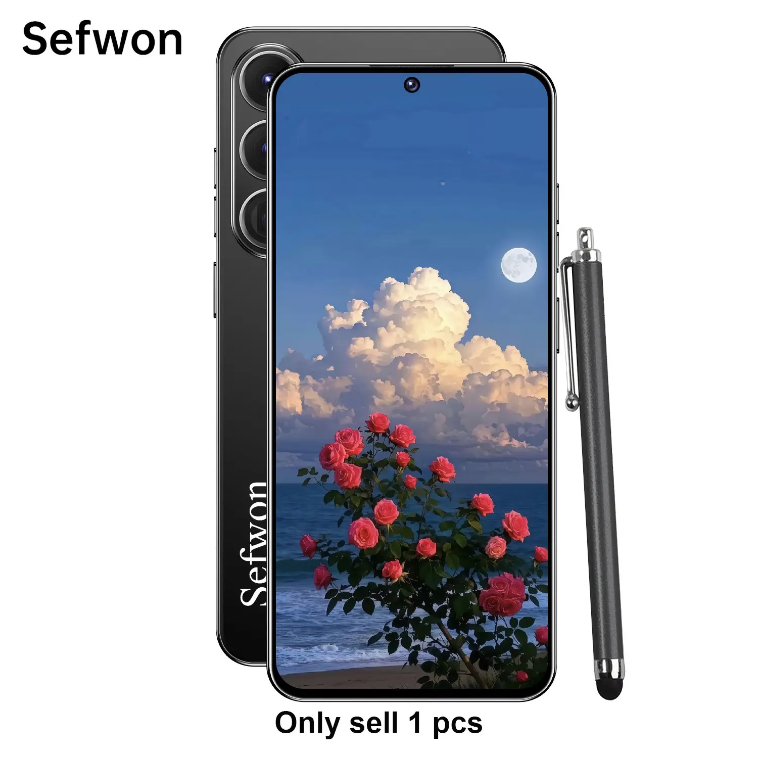 Sefwon2026 S25 Max Android Unlocked Smartphone, 6.56-Inch Screen, Octa-Core Cpu, 4g Network, 3+32GB RAM, 3200mah Battery, Dual Sim Slots