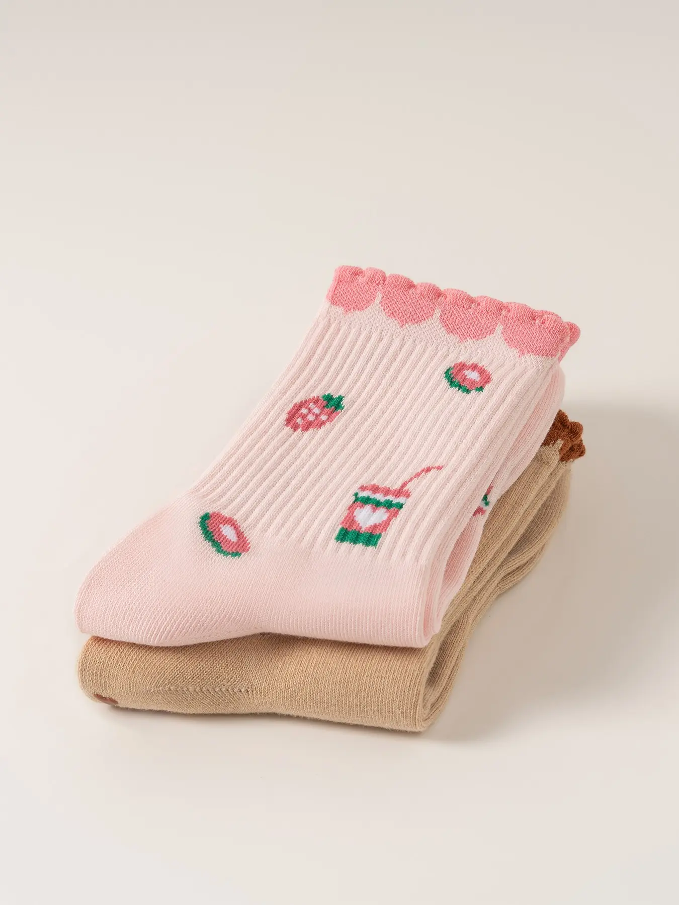 Two Pairs Cute Women's Yoga Socks, Perfect for Casual Exercise, Pilates, Ballet Dancing, Ideal Gift Choice, All Seasons Wear