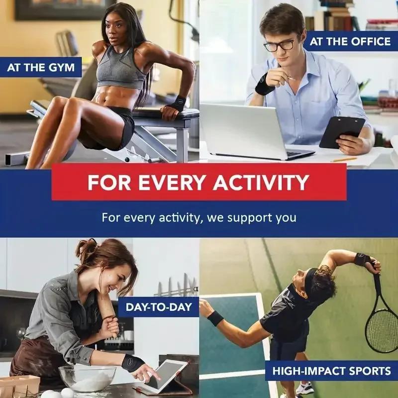 Adjustable Wrist Brace for Men Women Carpal Tunnel Relief Fitness Support Universal Left Right Hand Strap neck protector dirt bike