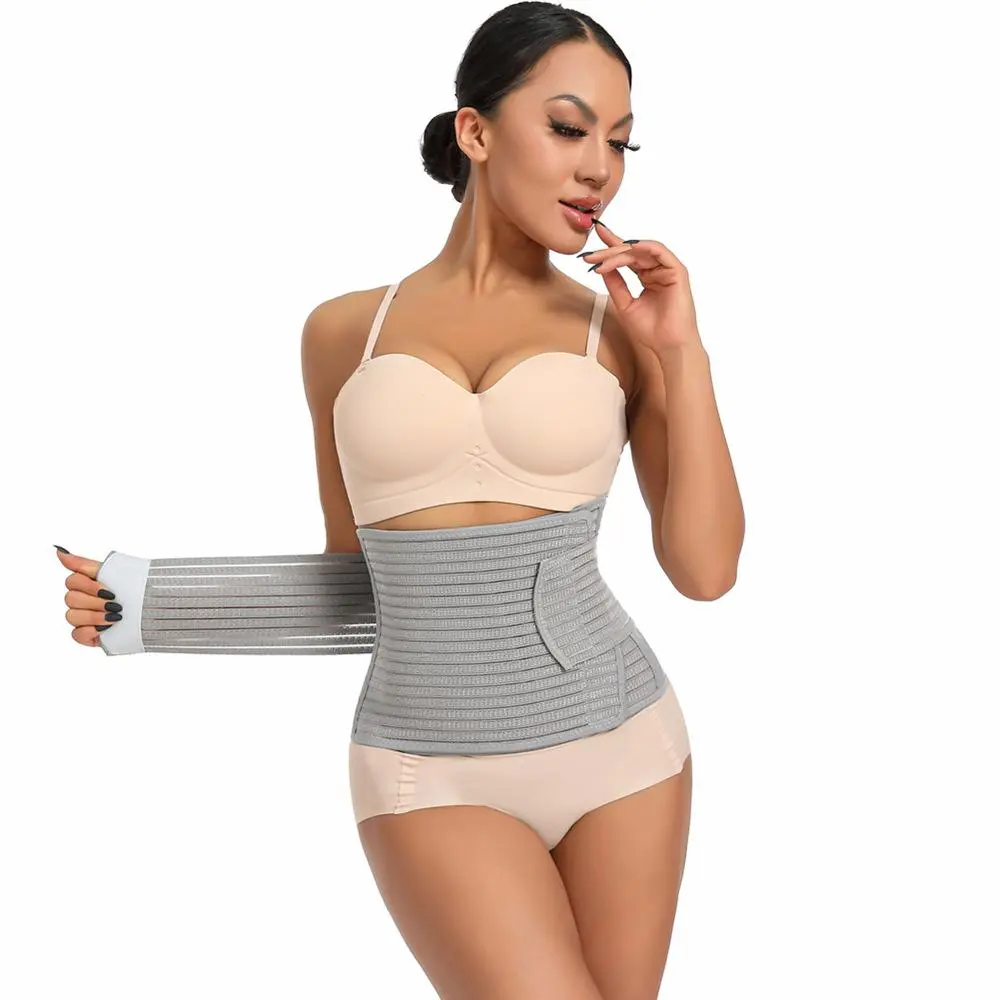 Women's Seamless High Waist Abdominal Support Belt, Bamboo Fiber Breathable Tummy Control Waist Shaper, Comfortable Postpartum Belly Band for Fitness, Sports & Outdoor Wear