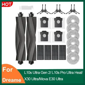 Replacement Parts for Dreame L10s Ultra Gen 2/ L10s Pro Ultra Heat/ X30 Ultra/Mova E30 Ultra Robot Vacuum Vacuum Brush