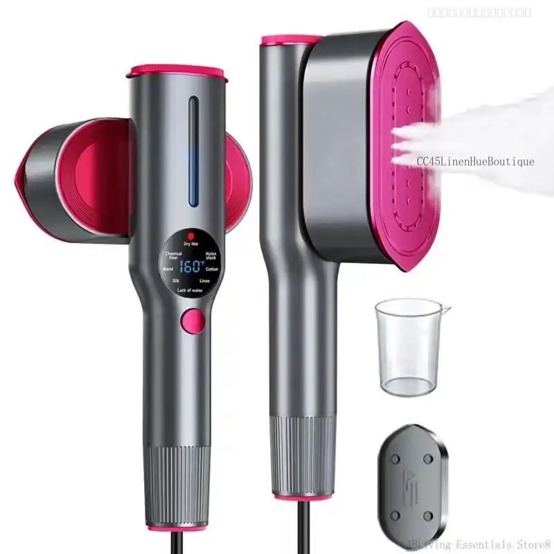 Dr.Flash Portable Travel Use Garment Steamer for Women's Blouses & Shirts, 5S Fast Heating, 7 Modes with LCD Screen, 90° Swivel Handle, Ideal New Year Gift