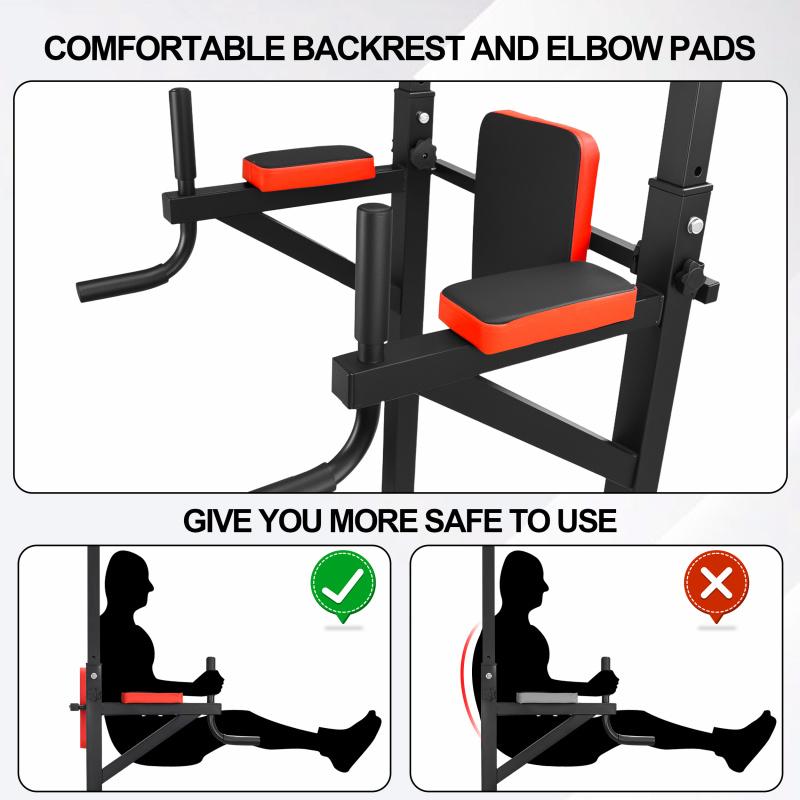 Multifunctional single and double bar pull-up rack, height adjustable, non-slip handles, indoor home pull-up machine, stable base to prevent tipping, single and double bar stretching rack, home single bar fitness equipment