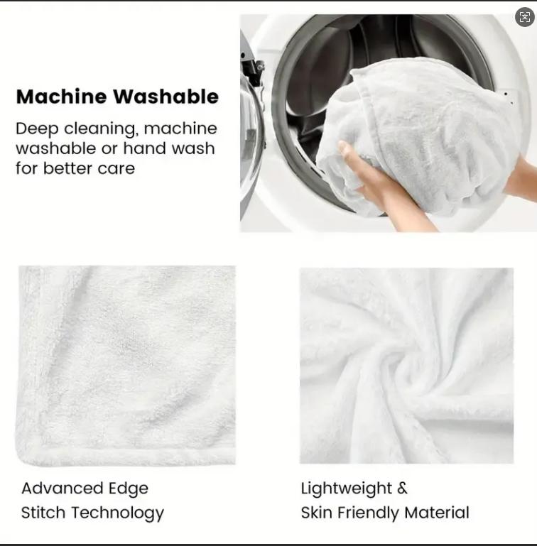 Cartoon Miffy Blanket Kawaii Flannel Office Siesta Shawl Cute Student Dormitory White Blanket