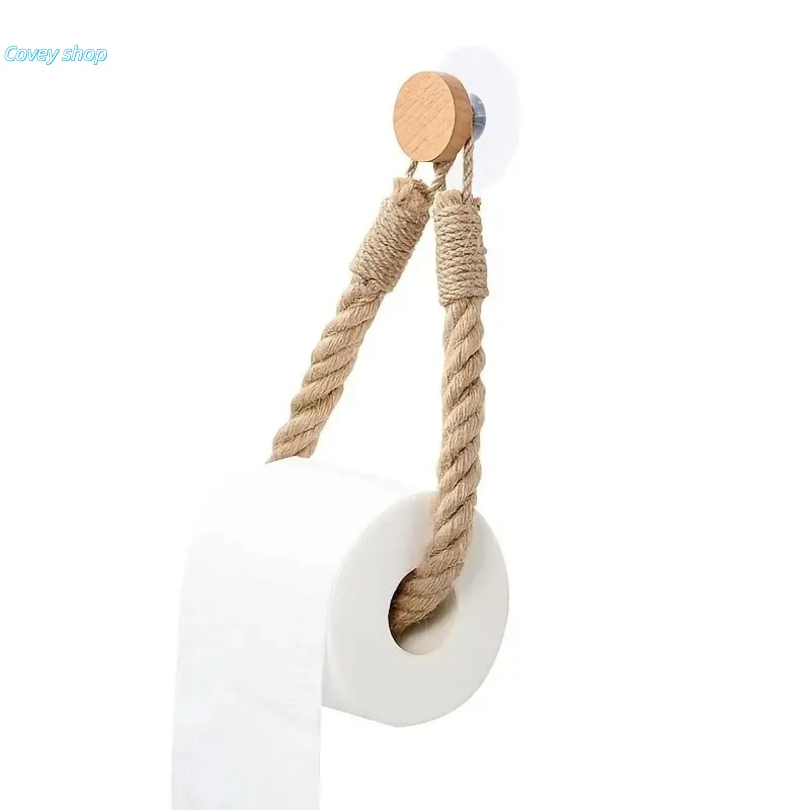 Wall Mounted Toilet Roll Holder, Suction Cup Hanging Tissue Rack, Punch-Free Storage Accessory For Bathroom, Suitable For Toilet Paper Rolls & Household Daily Organizing