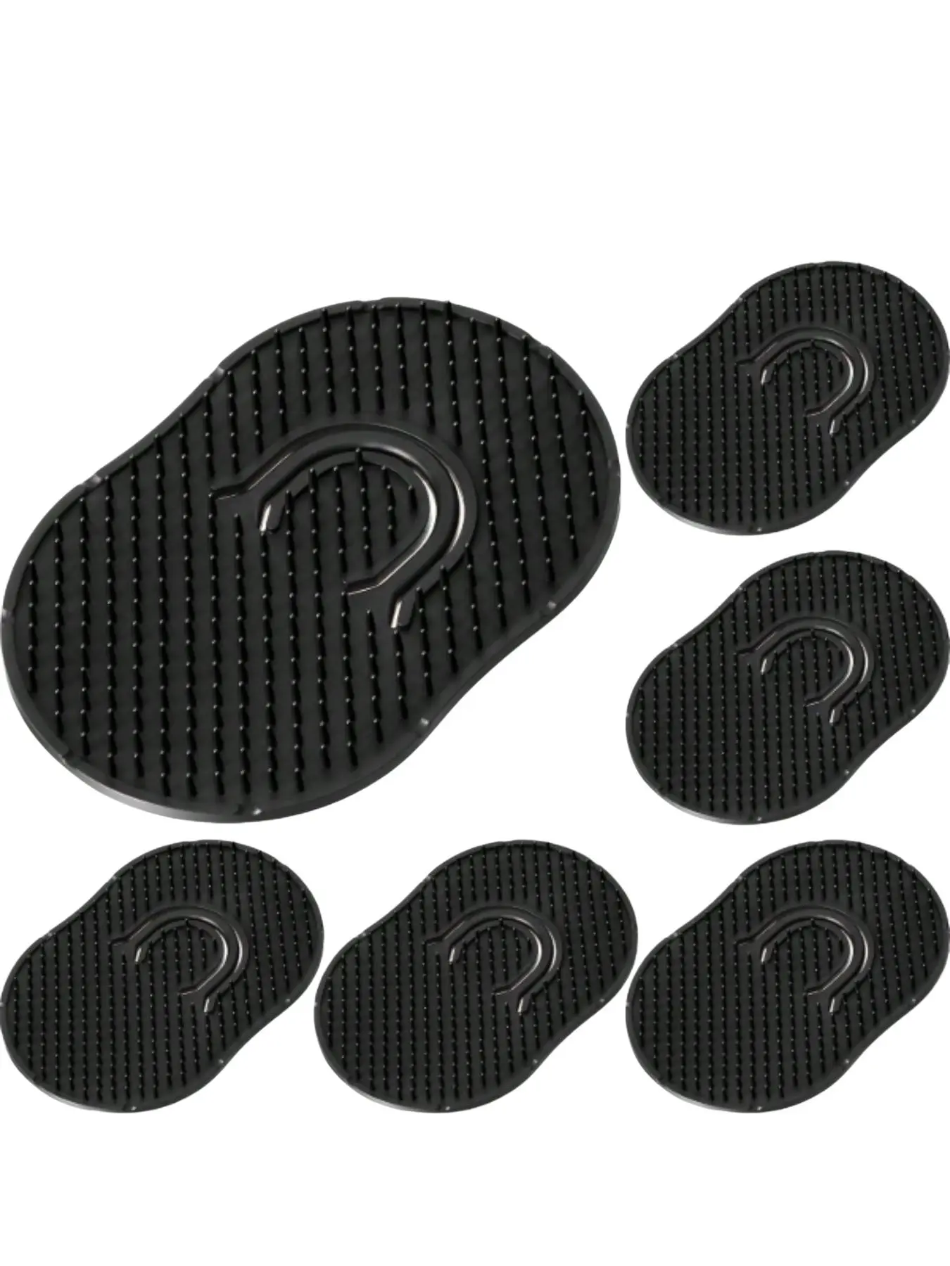 6 Piece Soft Portable Pocket Hand Comb Set, Shampoo Brush, Massage Hairbrush, Scalp Massager (), Ideal for Daily Use