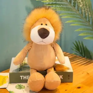 25/35cm Forest Animals Stuffed Plush Doll Toys Kids Giraffe Elephant Monkey Lion Tiger Plush Animal Toys Children Birthday Gifts
