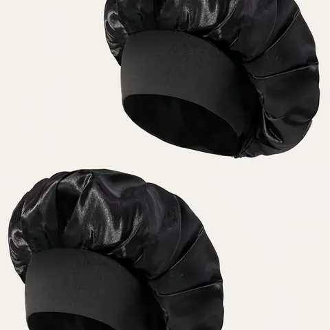 Solid Color Sleeping Beanie, High-Stretch Sleeping Hair Bonnet for Women & Men, Fashion Accessories for Daily Wear, Adjustable Hair Bonnet, Elastic Hair Bonnet, Hair Care Cap, Bonnets for Sleeping