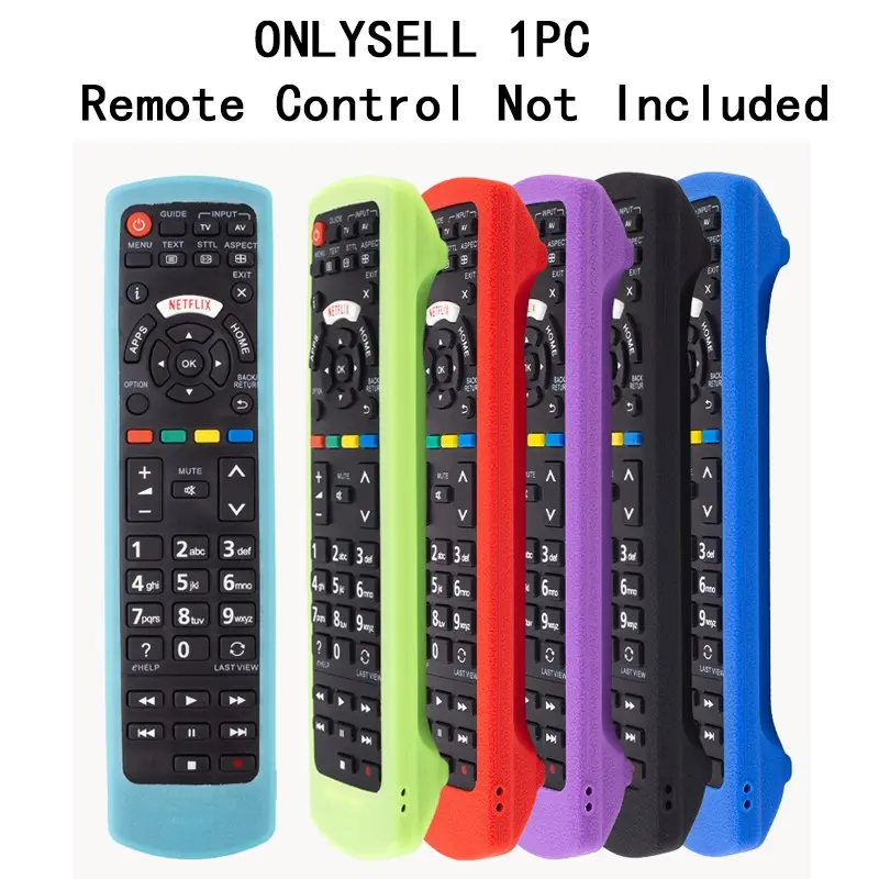 Silicone Remote Control Case, 1 Count Universal Remote Control Protector, Dustproof Remote Control Cover for Netflix N2QAYB00100 N2QAYB