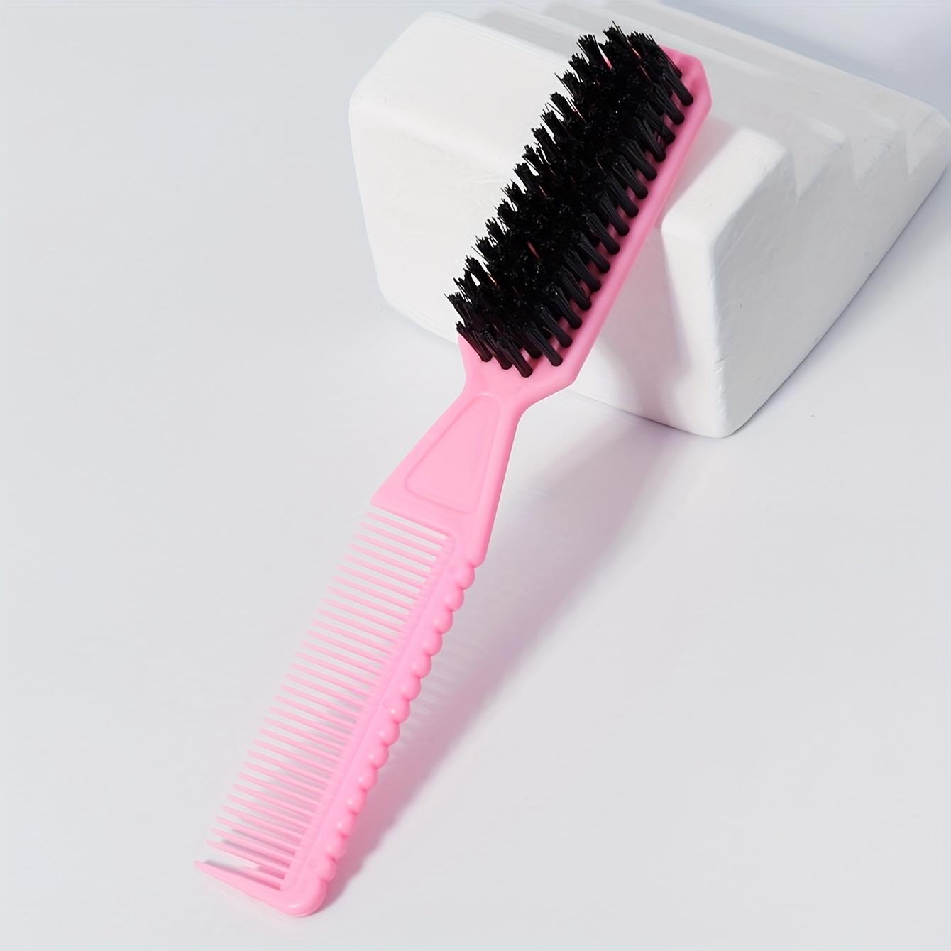 Double-Headed Beard And Hair Brush • Barber Cleaning Brush • Nylon Brush • Styling Hair Brush • Black Nylon Bristles • Essential for Men's Styling • Perfectly Creates a Natural Look