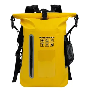 500D PVC Waterproof Dry Bag, Drift Swimming Backpack, Waterproof Shoulder Kayak Trekking, Drifting Rafting Surfing Boating Bag