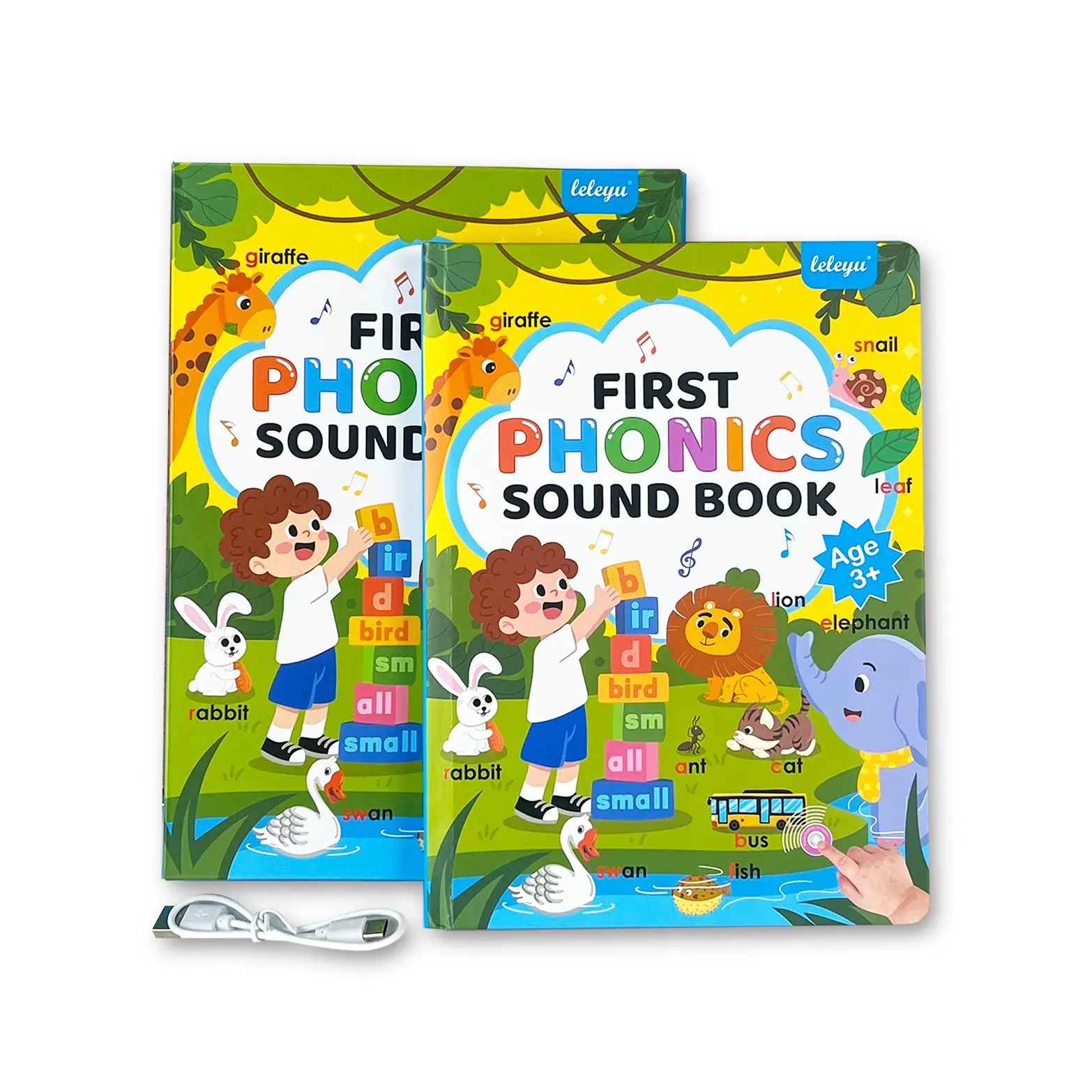My first children’s natural sight & sound reading device, 12 modules, American pronunciation, read-along function, rechargeable English early learning card reader/learning device