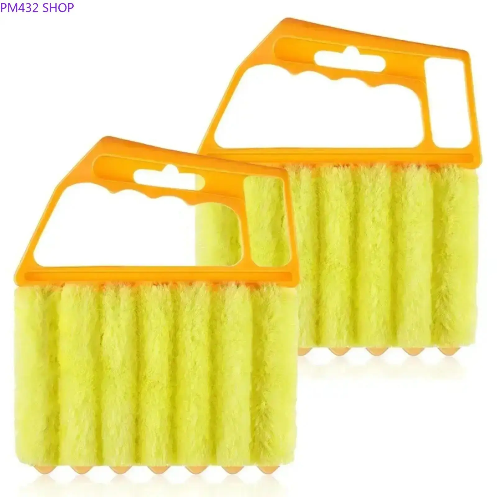 Microfiber Window Blind Cleaner Brushes (2-Pack) - Removable & Washable, Multifunctional Cleaning Tool for Blinds, Air Vents, Narrow Spaces
