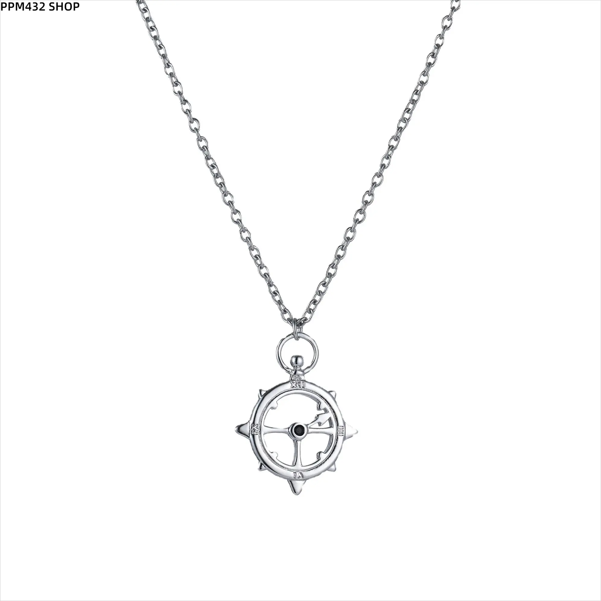 Men’s Anchor Pendant Necklace, Minimalist Nautical Chain Necklace, Stylish Statement Jewelry, Trendy Streetwear Accessory, Everyday Layering Necklace for Men