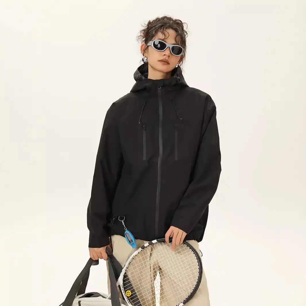 2026 New Outdoor Spring and Autumn Single-Layer Jacket, Unisex Casual Multi-Functional Hiking Work Jacket