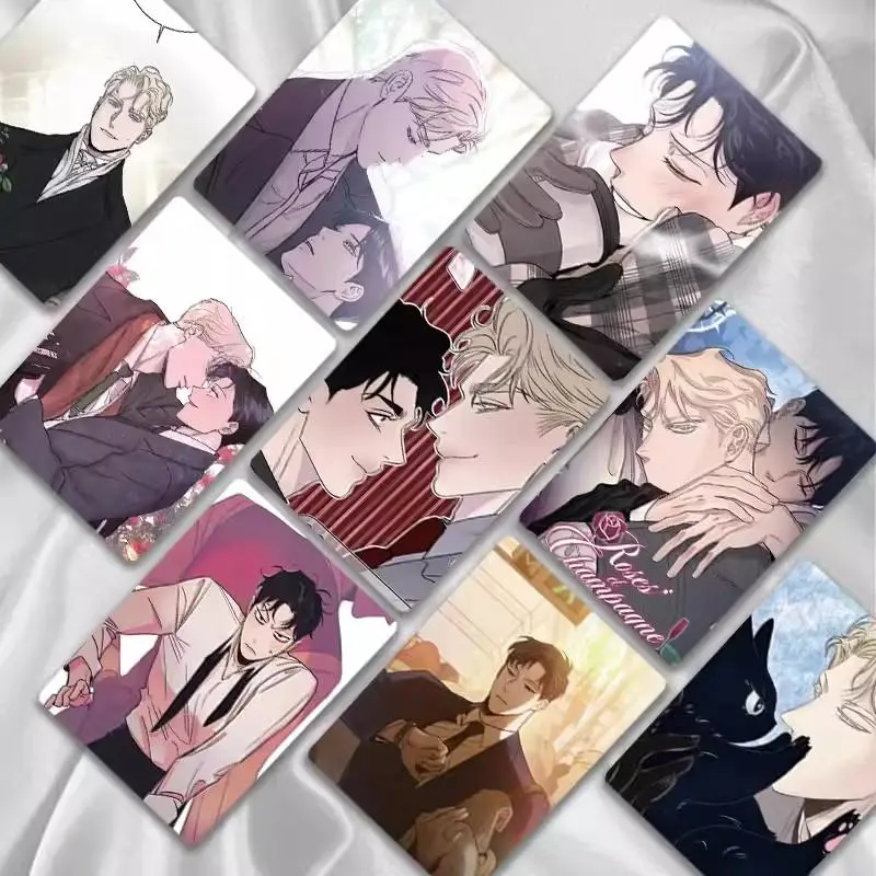 50 Pcs/Set Korean BL Manga Laser Lomo Card  Lee Won and Caesar HD Photocard Fans Collection Cards ﻿