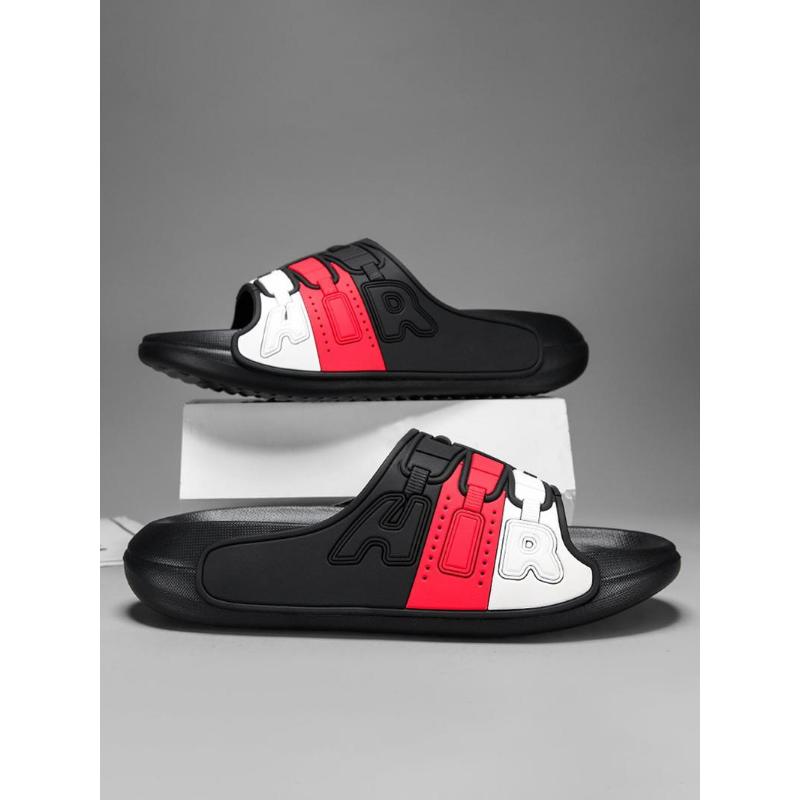 (New)Men's Colorblock Slides, Trending Sandals, Casual Comfortable Non-slip Slides for Indoor Outdoor Wear, Breathable Comfortable Sports Slides for Daily Wear, Men's Shoes, Shoes for Men